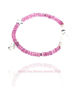 "Cotton Candy" Pink Topaz Bracelet