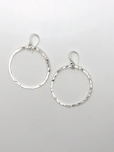 Sterling Silver Halo Hoops