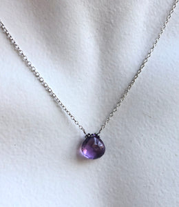 Divine Love Amethyst Gemstone Necklace
