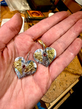 Floating Heart Earrings