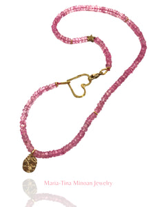 "Cotton Candy" Pink Topaz Necklace