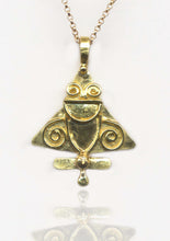 Ancient Alien Pendant with Ruby