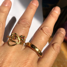 Prayer ring in 22k Gold and Pink Sapphires