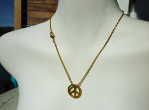 Peace Sign Necklace