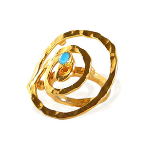 Life Spiral Cocktail Ring