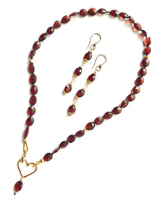 Pomegranate Arils Garnet Necklace