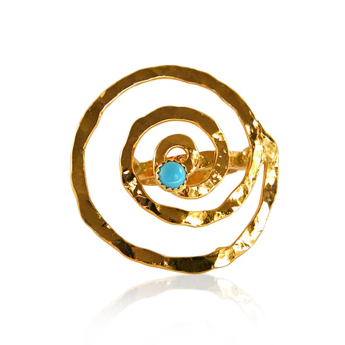 Life Spiral Cocktail Ring