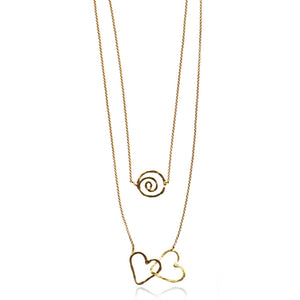 Hearts and Spiral Necklace