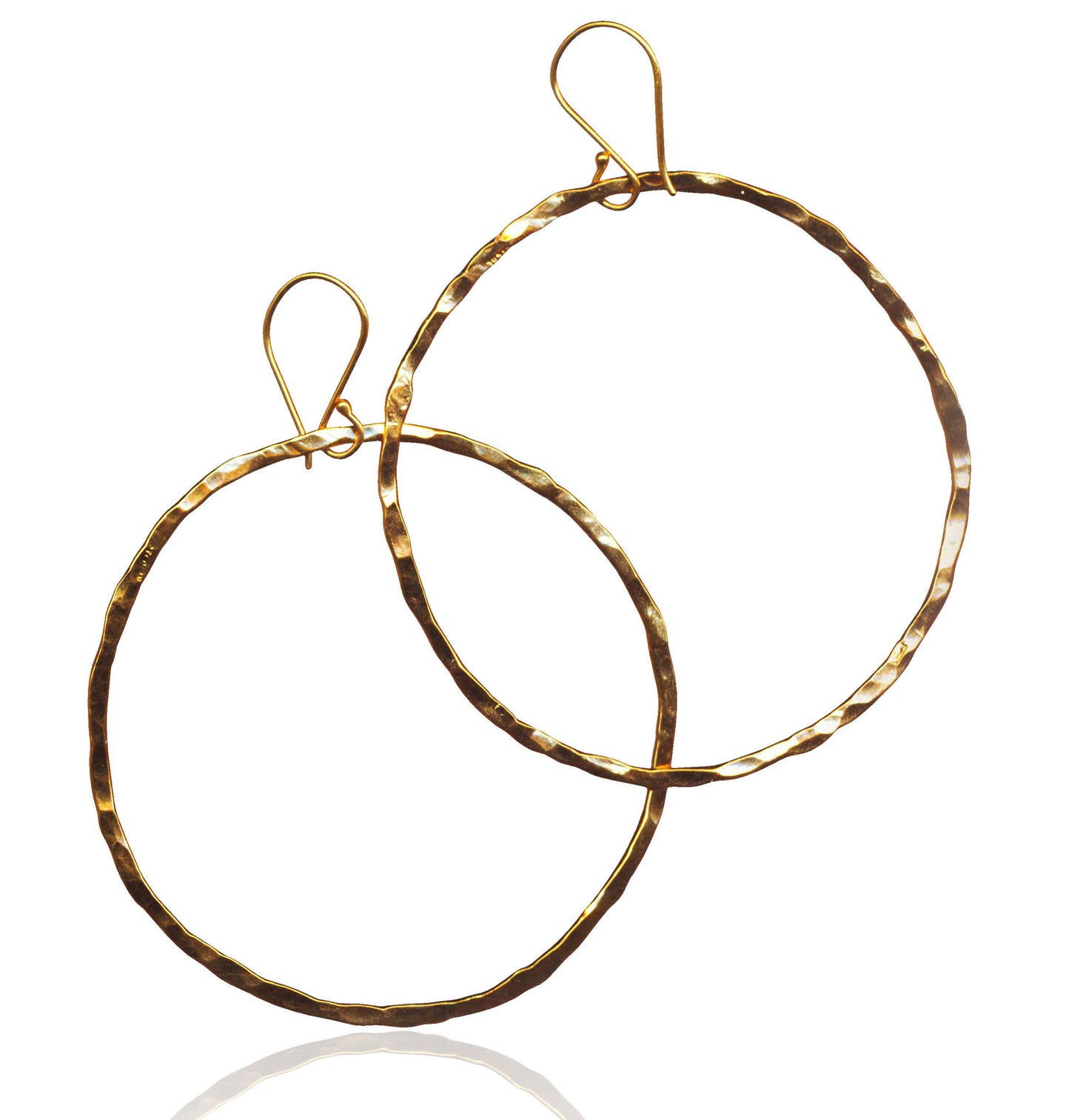 18k Halo Hoops