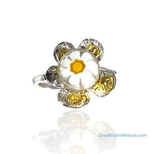 Flower Power Daisy Ring