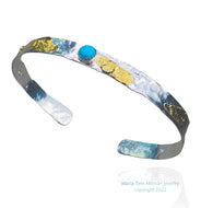 Golden Glow Cuff Bracelet with a Secret!