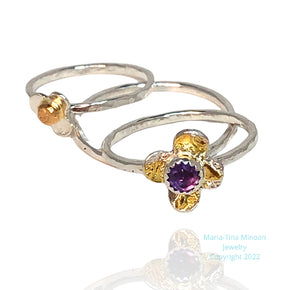 Mini Spring Flower Ring