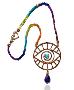 "Iris" Goddess of the Rainbow Necklace