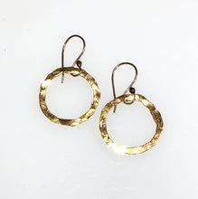 Golden Halo Hoops in 24k gold vermeil