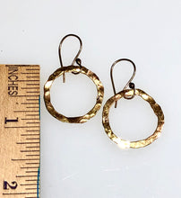 Golden Halo Hoops in 24k gold vermeil