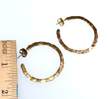 Golden Halo Hoops in 24k gold vermeil