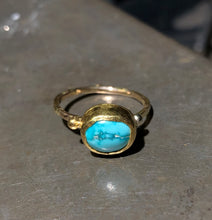 Island Horizon Gold & Turquoise Ring