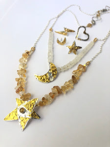 "You are the Moon & the Stars" Earrings