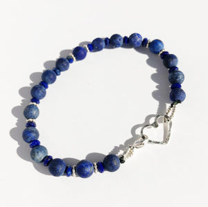 Lapis Lazuli Prayer Bracelet • Icons of Happiness