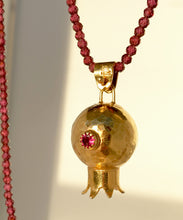 Pomegranate and Garnet Necklace