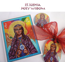 St. Sophia Holy Wisdom Button