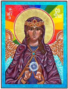 St. Sophia Holy Wisdom - Giclèe Artisan Canvas Print 9.25" x 12.5"