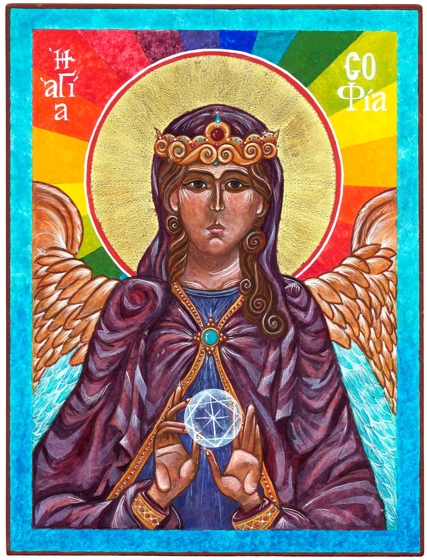 St. Sophia Holy Wisdom - Giclèe Artisan Canvas Print 9.25