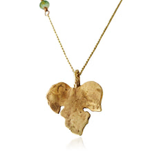 Fig Leaf "Siko" Necklace in Ancient Bronze