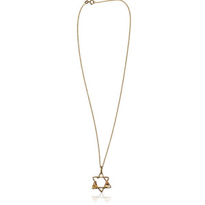 Golden Star of David Pendant