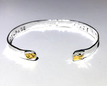 The Quotable Cuff - Courage Love Peace