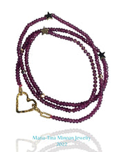 Faceted Garnet Necklace