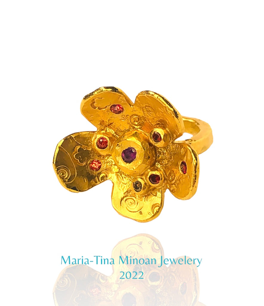 Big Flower Power Ring