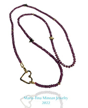 Faceted Garnet Necklace