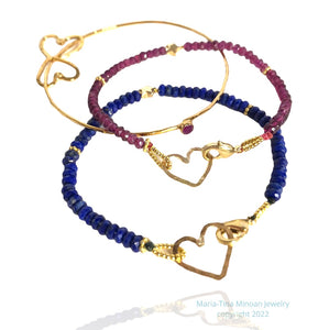 Lapis Lazuli Love & Prayer Bracelet