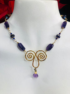 Royal Amethyst Double Spiral