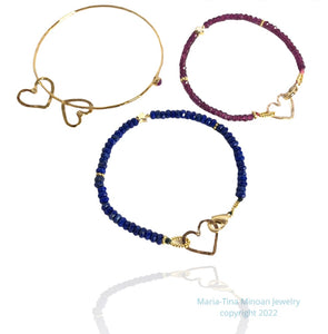 Garnet Love & Prayer Bracelet