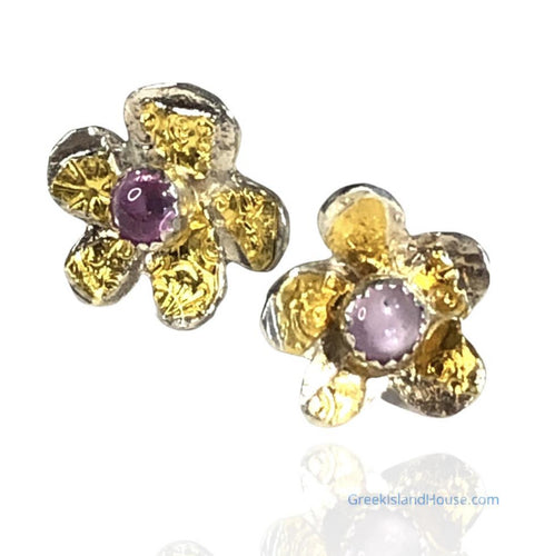Minoan Mini Blossom Post Earrings