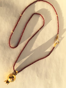Pomegranate and Garnet Necklace