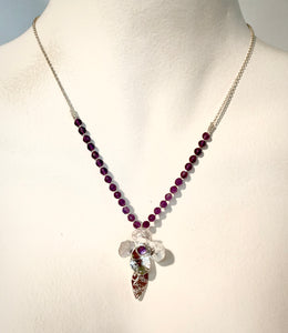 Violet Necklace for Spring!