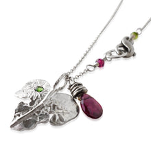 Fig Leaf "Siko" Necklace in Sterling Silver