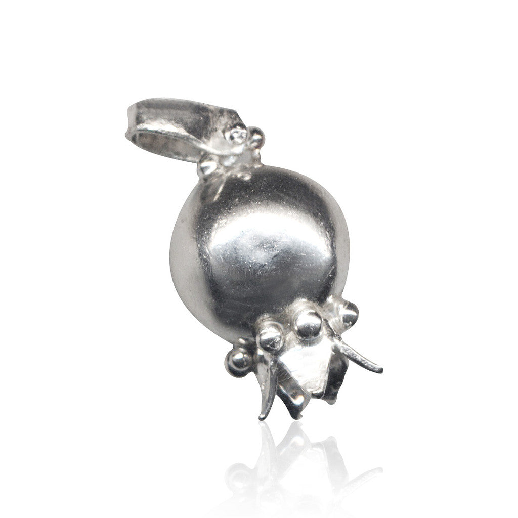 Sterling Silver Pomegranate Pendant Necklace